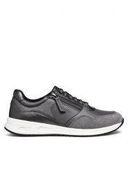 Geox Sneakersy D Bulmya D36NQB 054AJ C9F1G Szary. Szare obuwie sportowe damskie Geox, ze skóry, bez zapięcia. Za 279.99 zł.