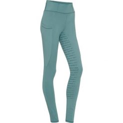Damskie legginsy jeździeckie z pełną przyczepnością Equipage Kendra. Niebieskie legginsy damskie EQUIPAGE, m, bez wzorów, z materiału. Za 251.50 zł.