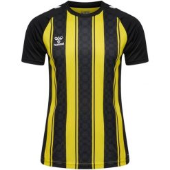 Koszulka Hummel Match striped. Czarne bluzki damskie Hummel, bez wzorów, sportowe, bez kołnierzyka, bez ramiączek. Za 214.50 zł.