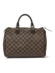 Louis Vuitton Torebka "Speedy 30" w kolorze brązowym - 30 x 21 x 17 cm rozmiar: onesize. Brązowe torebki klasyczne damskie Louis Vuitton, z materiału, bez dodatków. Za 4,950.99 zł.