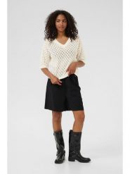 Kaffe Sweter w kolorze kremowym rozmiar: XXL. Brązowe swetry klasyczne damskie Kaffe, xxl, bez kołnierzyka. Za 82.99 zł.