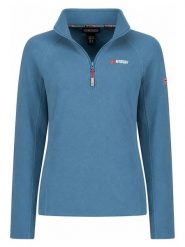 Geographical Norway Bluza polarowa w kolorze niebieskim rozmiar: M. Niebieskie bluzy damskie Geographical Norway, m, bez wzorów, z polaru, bez kaptura. Za 68.95 zł.