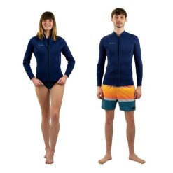 Kurtka dla obu płci - neopren 2-2mm. Czarne kurtki damskie HANA OUTDOORS, l, bez wzorów, z neoprenu, bez kaptura. Za 319.99 zł.