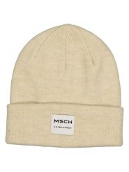 MOSS COPENHAGEN Czapka "Mojo" rozmiar: onesize. Brązowe czapki damskie Moss Copenhagen, bez wzorów, prążkowane. Za 109.00 zł.