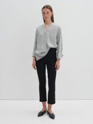 Someday Bluzka w kolorze szarym rozmiar: 40. Szare bluzki damskie someday., bez wzorów, z bawełny, bez kołnierzyka, bez ramiączek. Za 221.88 zł.