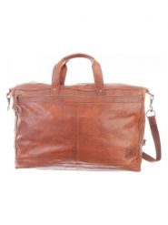 Bodenschatz Skórzana torba podróżna w kolorze jasnobrązowym - 58 x 34 x 20 cm rozmiar: onesize. Brązowe torby podróżne Bodenschatz, bez wzorów, z materiału. Za 521.99 zł.