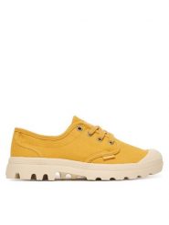 Palladium Trampki Pampa Oxford 92351-220-M Żółty. Żółte trampki damskie Palladium, bez wzorów, z materiału, bez zapięcia. Za 339.99 zł.