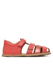Froddo Sandały Barefoot Flexy F G3150283-17 D Koralowy. Pomarańczowe sandały dziewczęce Froddo, ze skóry, bez obcasa, bez zapięcia. Za 379.99 zł.