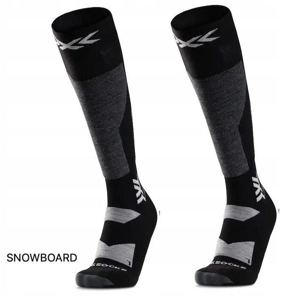 Skarpety X-Socks SNOWBOARD DISCOVER OTC B121. Czarne skarpetki damskie X Socks, bez wzorów. Za 139.99 zł.