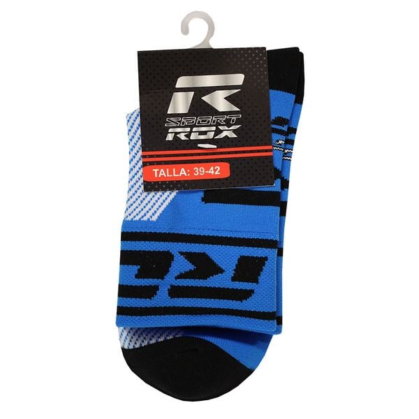 Skarpetki Rox R-running Step Medium Height Niebieskie 35-38. Czarne skarpetki damskie Roxy, bez wzorów, z dzianiny. Za 123.99 zł.