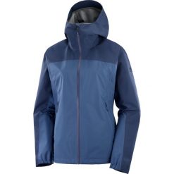 Kurtka turystyczna damska Outline GTX® 2.5L JKT. Niebieskie kurtki damskie Salomon, na zimę, l, bez wzorów, z gore-texu, bez kaptura. W wyprzedaży za 699.99 zł.