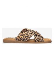 Unisa Skórzane klapki w kolorze brązowym rozmiar: 37. Brązowe klapki damskie Unisa, bez wzorów, z otwartym noskiem, bez obcasa, bez zapięcia. Za 173.99 zł.