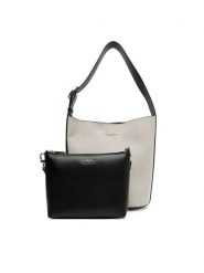 Guess Torebka HWAG96 62040 Beżowy. Brązowe torebki klasyczne damskie Guess, z materiału, bez dodatków. Za 409.99 zł.