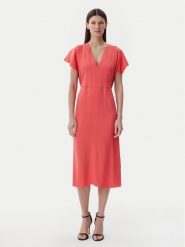 BOSS Sukienka codzienna Dieshana 50537397 Koralowy Regular Fit. Pomarańczowe sukienki damskie Boss, bez wzorów, z wiskozy, bez ramiączek. Za 859.99 zł.