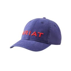 Czapka damska Ariat Team III. Niebieskie czapki damskie Ariat, bez wzorów, z bawełny. Za 190.00 zł.