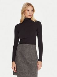 Weekend Max Mara Golf Multif 2525946022 Czarny Slim Fit. Czarne golfy damskie Weekend Max Mara, s, bez wzorów, z wiskozy, bez ramiączek. Za 359.99 zł.