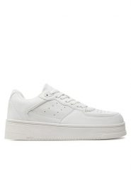 Leaf Sneakersy Valinge LVALI301P Biały. Białe buty sportowe dziewczęce Leaf, bez wzorów, z materiału, bez zapięcia. Za 179.99 zł.