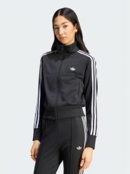 Adidas Bluza Firebird Classic Track Jacket KV9552 Czarny Regular Fit. Czarne bluzy damskie Adidas, l, bez wzorów, z syntetyku, bez kaptura. Za 328.99 zł.