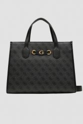 GUESS Szara torebka Izzy 2 Compartment. Szare torebki klasyczne damskie Guess, ze skóry ekologicznej, bez dodatków. W wyprzedaży za 493.99 zł.