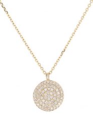 Revoni Złoty naszyjnik z diamentową zawieszką - dł. 40 cm rozmiar: onesize. Żółte naszyjniki damskie Revoni, z diamentem, złote. Za 1,935.99 zł.