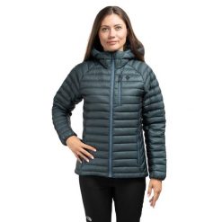 Kurtka puchowa damska Black Diamond Approach Down Hoody Women. Niebieskie kurtki damskie Black Diamond, bez wzorów, z puchu, bez kaptura. Za 1,279.99 zł.