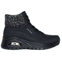 Buty do chodzenia damskie Skechers Uno Rugged Darling. Czarne obuwie sportowe casual damskie Skechers, z materiału, bez zapięcia. Za 437.00 zł.