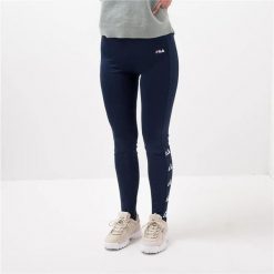 Damskie legginsy Fila FIA WOMEN ROSE TIGHT 687096-170. Czarne legginsy sportowe damskie Fila, s, bez wzorów, z elastanu, do biegania. Za 151.71 zł.