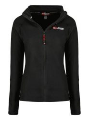 Geographical Norway Kurtka polarowa "Tug" w kolorze czarnym rozmiar: L. Czarne kurtki damskie Geographical Norway, l, bez wzorów, z polaru, bez kaptura. Za 78.66 zł.