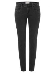 Timezone Dżinsy "Dashni" - Slim fit - w kolorze czarnym rozmiar: W25/L30. Czarne jeansy damskie Timezone. Za 74.63 zł.