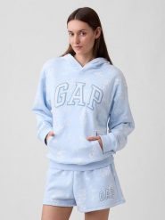 GAP Bluza w kolorze błękitnym rozmiar: M. Niebieskie bluzy damskie GAP, m, bez wzorów, z materiału, z kapturem. Za 124.95 zł.