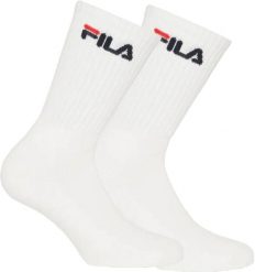 Skarpetki Fila 2-pak białe 39-42. Białe skarpetki damskie 661, bez wzorów, z bawełny. Za 118.99 zł.