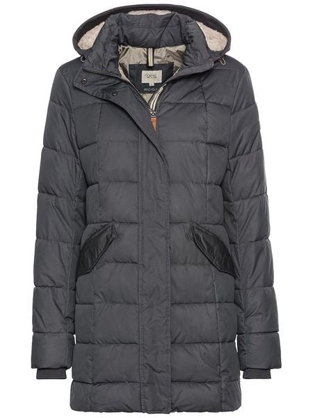 Camel Active Płaszcz pikowany w kolorze antracytowym rozmiar: 46. Czarne płaszcze damskie Camel Active, bez wzorów, bez kaptura. Za 547.77 zł.