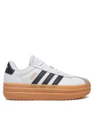 Adidas Sneakersy VL Court Bold Lifestyle JP5074 Biały. Białe buty sportowe dziewczęce Adidas, ze skóry, bez zapięcia. Za 229.99 zł.
