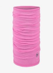 Chusta wielofunkcyjna Buff Lightweight Merino Wool - solid fluor fuchsia. Czerwone chusty damskie Buff, bez wzorów, z materiału. Za 115.49 zł.