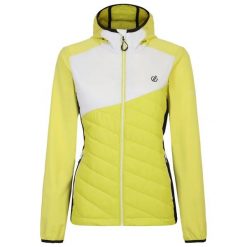 Hybridowa kurtka narciarska damska Dare 2B Ascending. Białe kurtki damskie Dare 2b, na zimę, bez wzorów, bez kaptura. Za 149.99 zł.
