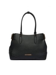 LOVE MOSCHINO Torebka JC4095PP1PLT1000 Czarny. Czarne torebki klasyczne damskie Love Moschino, ze skóry, bez dodatków. Za 1,059.00 zł.