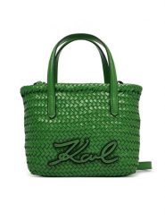 KARL LAGERFELD Torebka B2W30224 Zielony. Zielone torebki klasyczne damskie KARL LAGERFELD, ze skóry, bez dodatków. Za 1,299.00 zł.