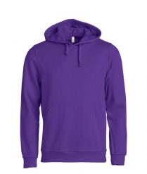Clique Basic Hoody bluza z kapturem unisex, wykończenie antymech – bright lilac. Czerwone bluzy damskie CLIQUE, uniwersalny, bez wzorów, z bawełny, z kapturem. Za 172.75 zł.