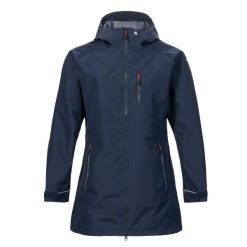 Długa wodoodporna kurtka damska Musto Sardinia. Niebieskie kurtki damskie Musto, bez wzorów, bez kaptura. Za 820.50 zł.