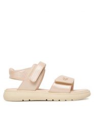 Calvin Klein Sandały Velcro Sandal V1A2-83241-1372 S Różowy. Czerwone sandały dziewczęce Calvin Klein, ze skóry, bez obcasa, bez zapięcia. Za 349.99 zł.