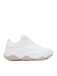 SHAQ Sneakersy EO-NET LOW AQ95089B-WT Biały. Białe buty sportowe dziewczęce Shaq, ze skóry, bez zapięcia. Za 279.99 zł.