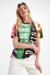 T-shirt damski KENZO. T-shirty damskie Kenzo, l, bez wzorów, bez kołnierzyka. W wyprzedaży za 655.85 zł.