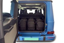 Torby Do Bagażnika Mercedes-Benz G Eq Ev 2024+ 3Szt Kjust. Czarne torby podróżne KJUST, bez wzorów, z kauczuku. Za 1,140.00 zł.