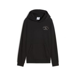 Młodzieżowa bluza z kapturem PUMA Class z grafiką PUMA Black. Czarna bluzy damskie Puma, m, bez wzorów, z kapturem. Za 229.00 zł.