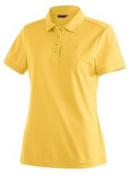 Maier Sports Funkcyjna koszulka polo "Ulrike" w kolorze żółtym rozmiar: 42. Żółte koszulki damskie Maier Sports, bez wzorów, z materiału, bez kołnierzyka, bez ramiączek. Za 66.00 zł.