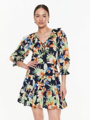 Lauren Ralph Lauren Sukienka codzienna 250889366001 Kolorowy Regular Fit. Sukienki damskie Lauren Ralph Lauren, bez wzorów, z bawełny, bez ramiączek. Za 679.99 zł.