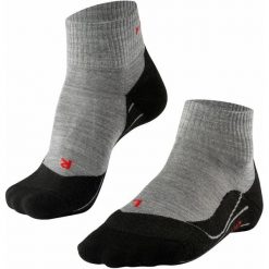 Skarpetki damskie Falke TK5 Short. Szare skarpetki damskie COCOON, bez wzorów, z materiału. Za 156.50 zł.