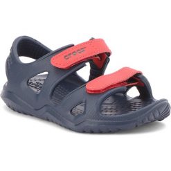 Obuwie dziecięce: Sandały CROCS – Swiftwater River Sandal K 204988 Navy/Flame