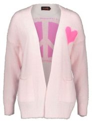 Miss goodlife Kardigan "Peace" w kolorze jasnoróżowym rozmiar: S. Różowe kardigany damskie miss goodlife, s, bez wzorów, z wełny. Za 159.59 zł.