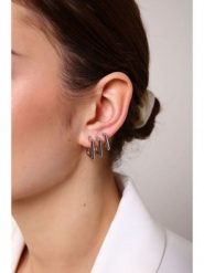 Heliophilia Kolczyki rozmiar: onesize. Szare kolczyki damskie Heliophilia, metalowe. Za 30.99 zł.